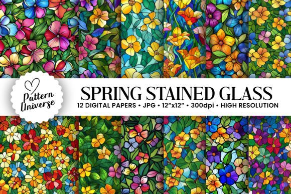 Bringing the Garden Indoors: The Art of Spring Stained Glass Floral Patterns