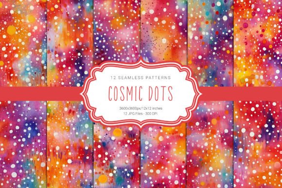 Cosmic Dots Seamless Patterns: A Strategic Asset for Elevated Design Outcomes