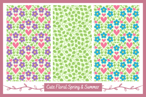 Cute Spring and Summer Floral Patterns