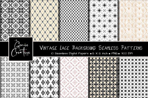 Evaluating the Vintage Lace Backgrounds Patterns Set for Diverse Creative Projects