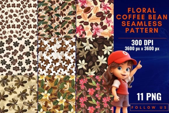Floral Coffee Bean Seamless Patterns: A Comprehensive Guide to Design Integration