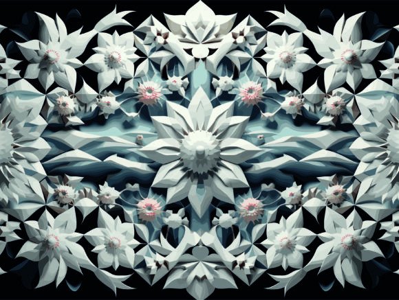 Patterns 3D Flowers: Elevating Design Through Depth and Detail