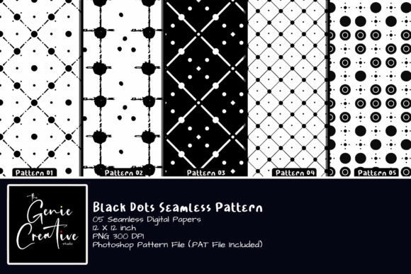 Unlocking Creativity with Black Dots Seamless Patterns: The Ultimate Guide to Digital Papers for Every Project