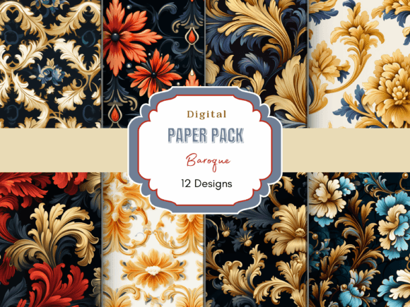 Unlocking the Potential of Baroque Rocco Patterns for Modern Digital Design